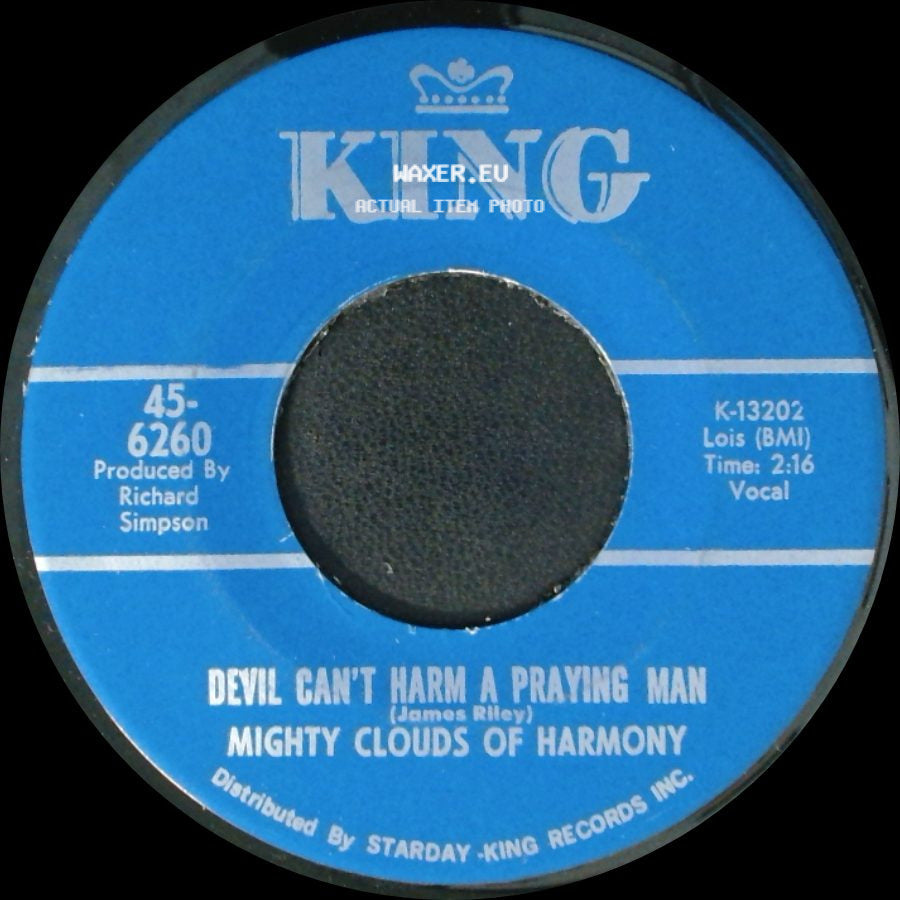 Mighty Clouds Of Harmony - Devil Can't Harm A Praying Man / The Train Is Gone side A