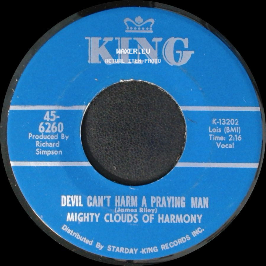 Mighty Clouds Of Harmony - Devil Can't Harm A Praying Man / The Train Is Gone side A