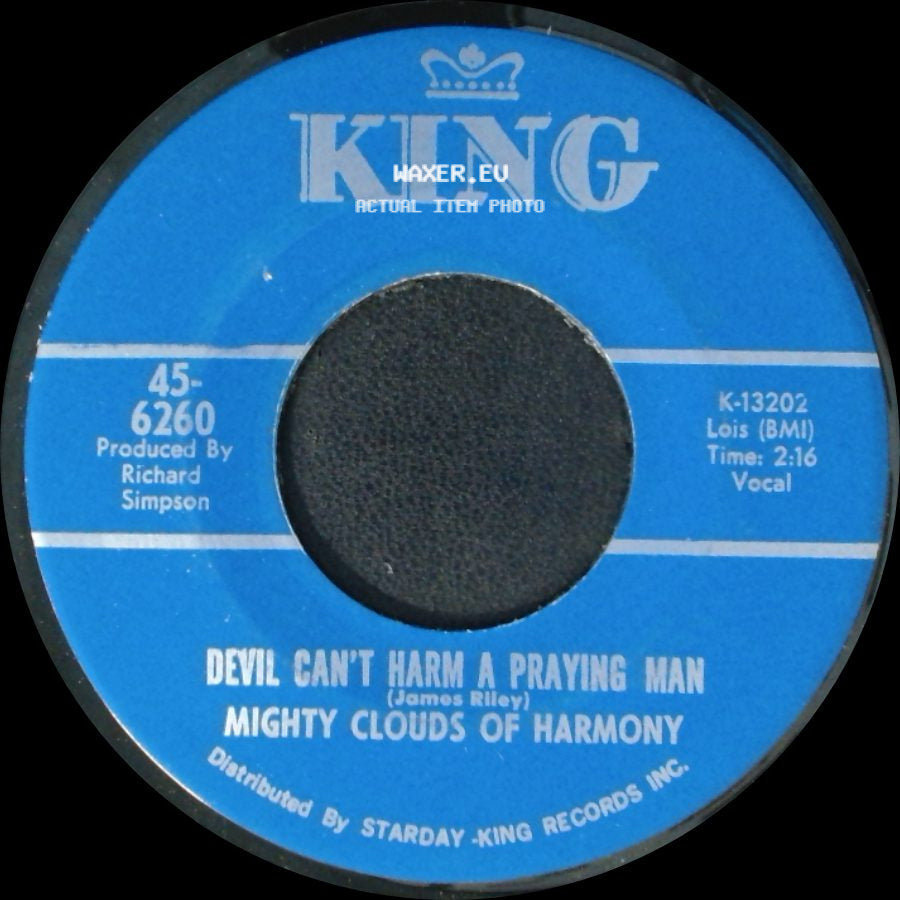 Mighty Clouds Of Harmony - Devil Can't Harm A Praying Man / The Train Is Gone side A