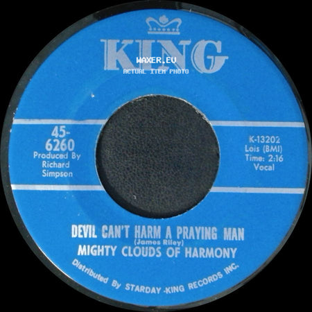 Mighty Clouds Of Harmony - Devil Can't Harm A Praying Man / The Train Is Gone side A