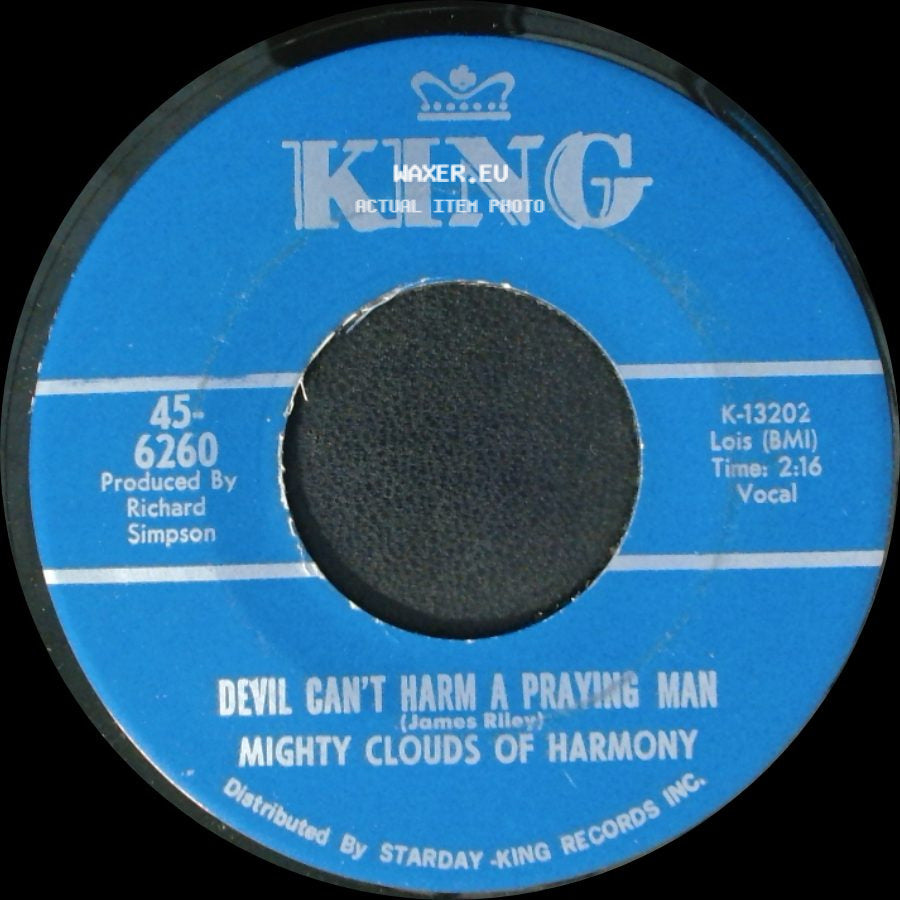 Mighty Clouds Of Harmony - Devil Can't Harm A Praying Man / The Train Is Gone side A