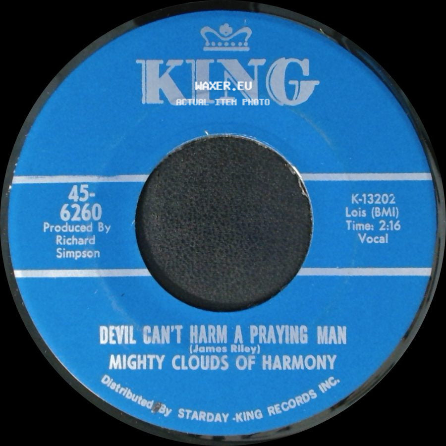 Mighty Clouds Of Harmony - The Train Is Gone / Devil Can't Harm A Praying Man side B