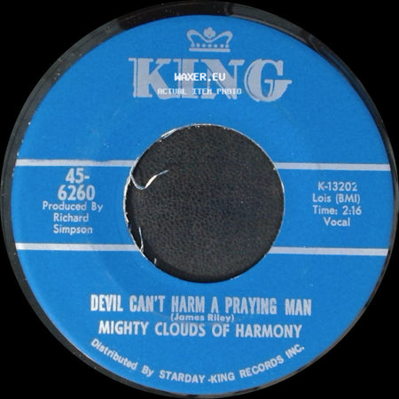 Mighty Clouds Of Harmony - The Train Is Gone / Devil Can't Harm A Praying Man side B