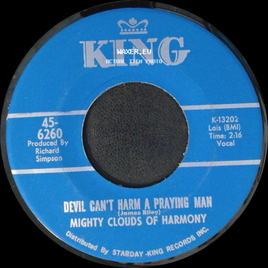 Mighty Clouds Of Harmony - Devil Can't Harm A Praying Man / The Train Is Gone side A