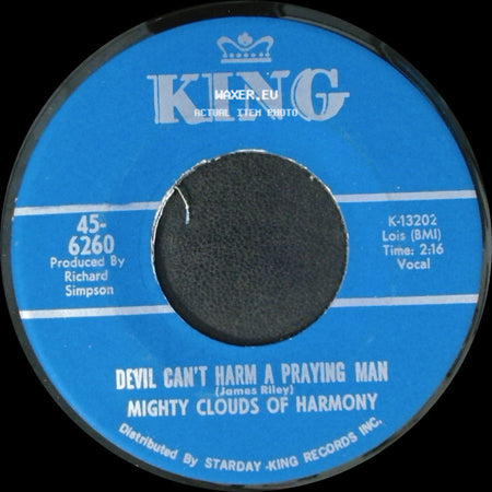 Mighty Clouds Of Harmony - Devil Can't Harm A Praying Man / The Train Is Gone side A