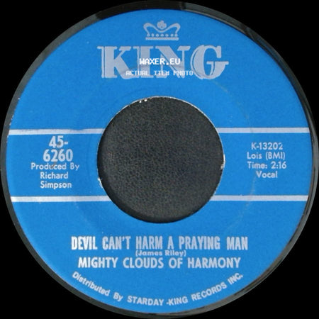 Mighty Clouds Of Harmony - Devil Can't Harm A Praying Man / The Train Is Gone side A