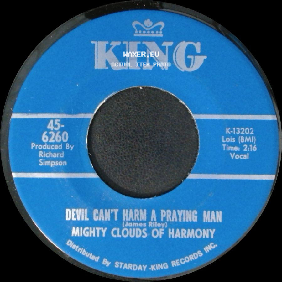 Mighty Clouds Of Harmony - The Train Is Gone / Devil Can't Harm A Praying Man side B