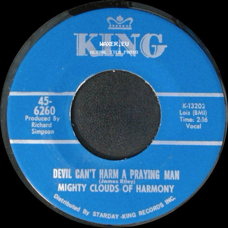 Mighty Clouds Of Harmony - The Train Is Gone / Devil Can't Harm A Praying Man side B