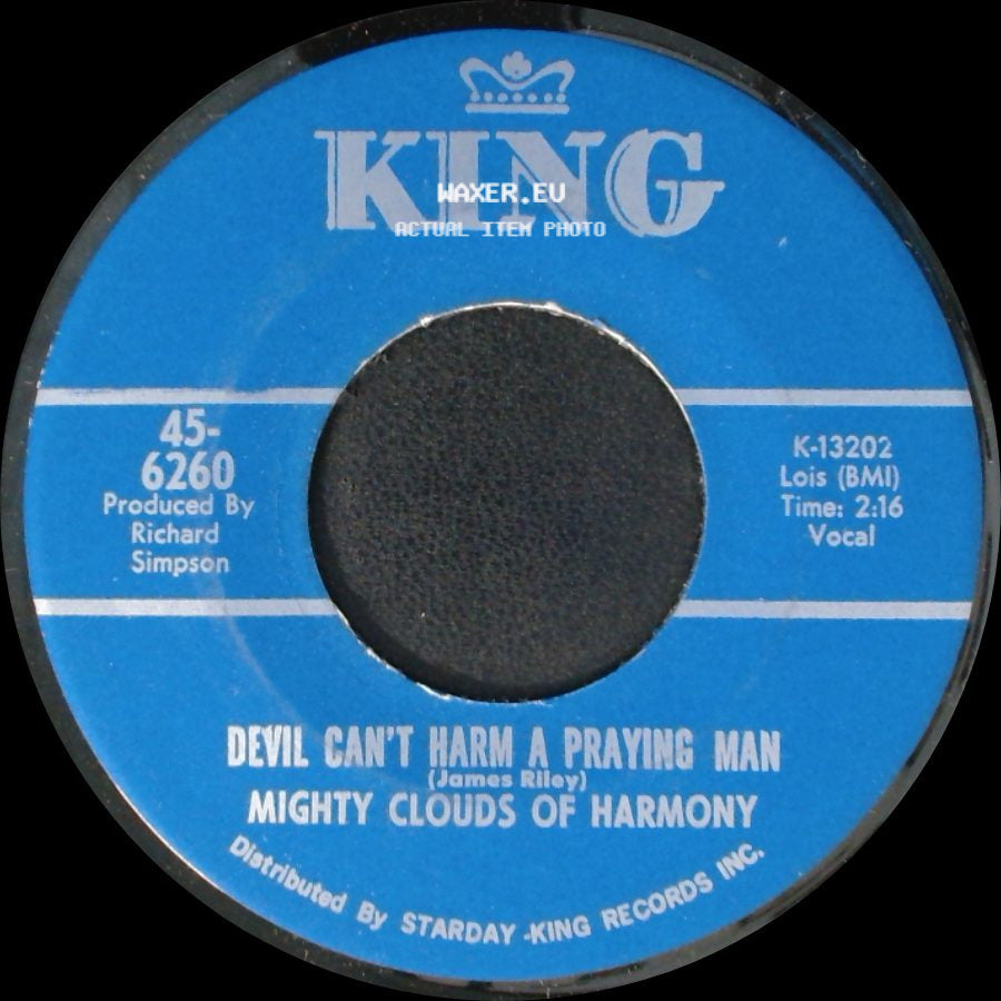Mighty Clouds Of Harmony - The Train Gone / Devil Can't Harm A Praying Man side B