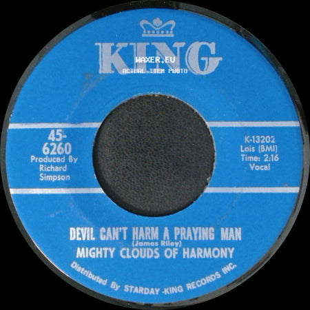 Mighty Clouds Of Harmony - The Train Is Gone / Devil Can't Harm A Praying Man side B