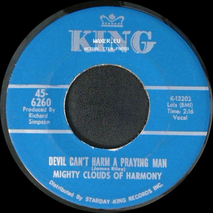 Mighty Clouds Of Harmony - Devil Can't Harm A Praying Man / The Train Is Gone side A