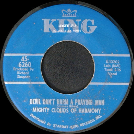 Mighty Clouds Of Harmony - The Train Is Gone / Devil Can't Harm A Praying Man side B