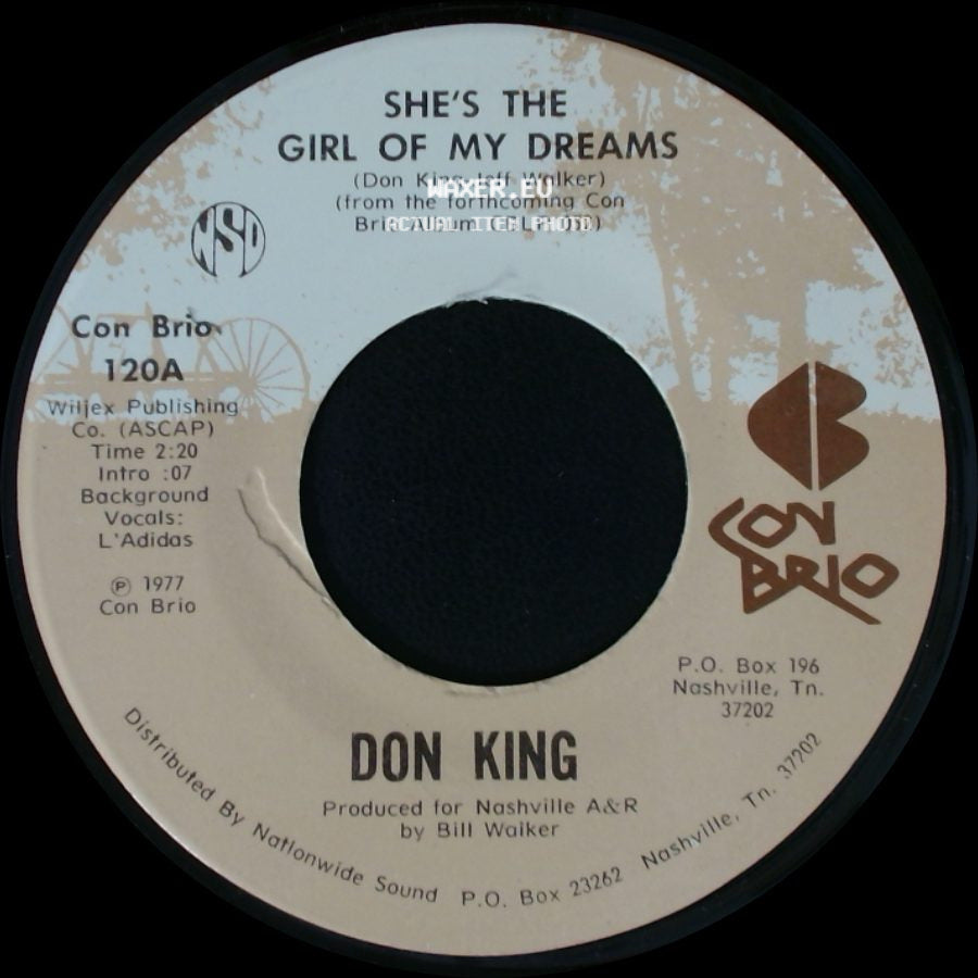 Don King - She's The Girl Of My Dreams / Dancing Across My Memory side A