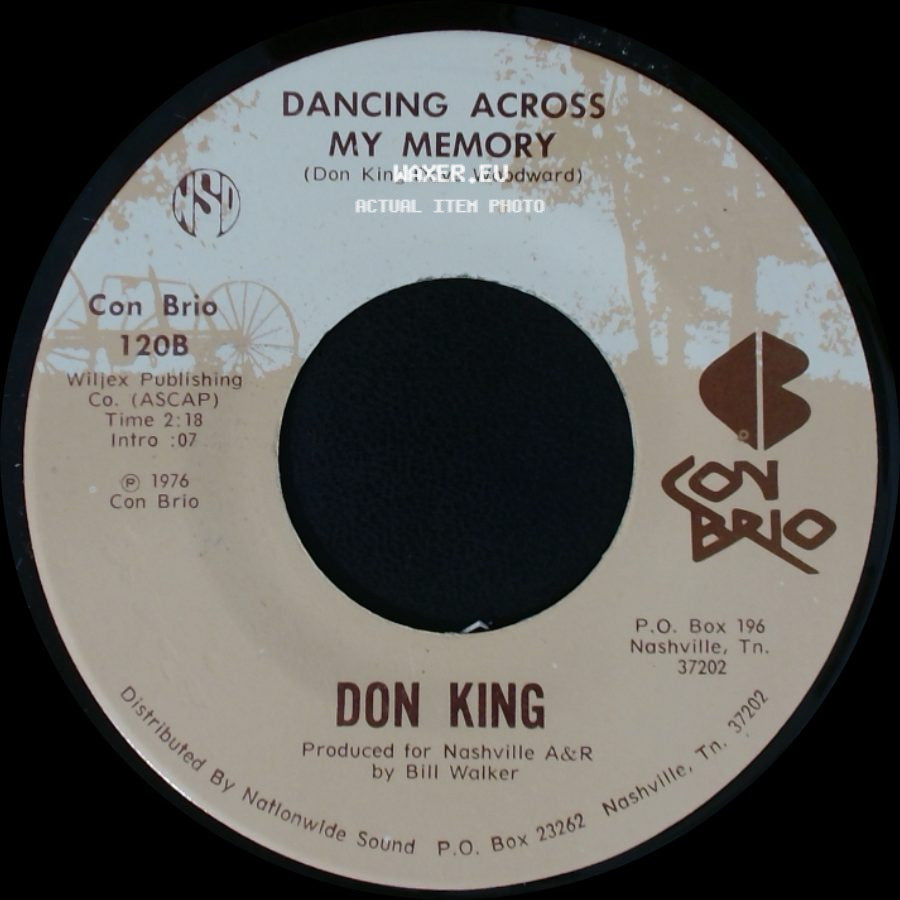 Don King - She's The Girl Of My Dreams / Dancing Across My Memory side B