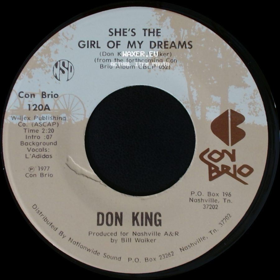 Don King - She's The Girl Of My Dreams / Dancing Across My Memory side A