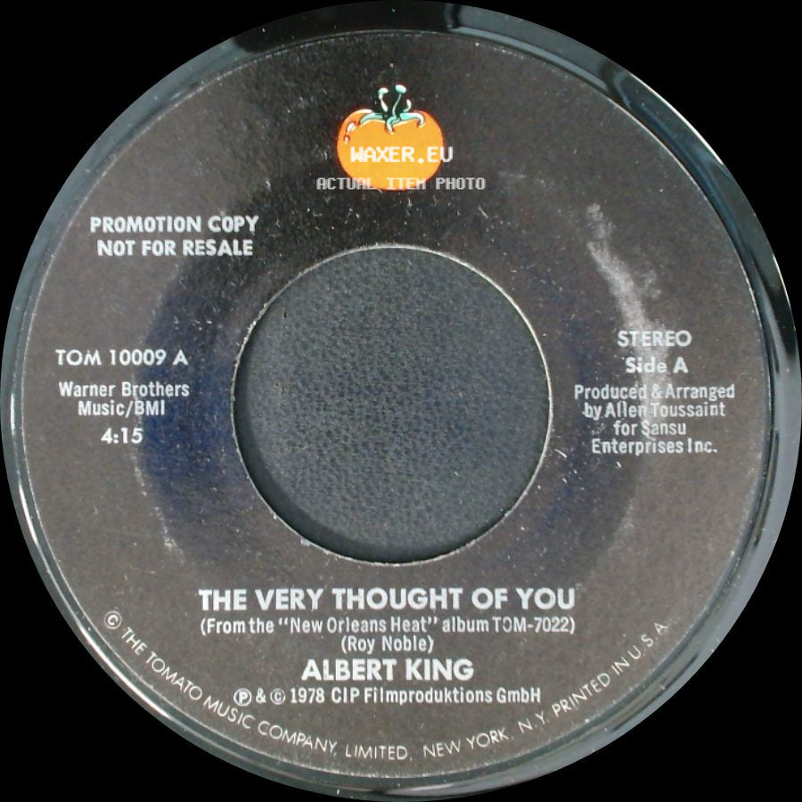 Albert King - The Very Thought Of You / The Very Thought Of You side B