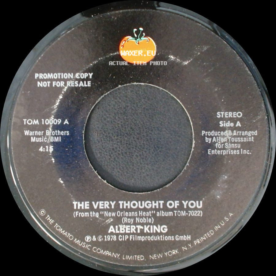 Albert King - The Very Thought Of You / The Very Thought Of You side B