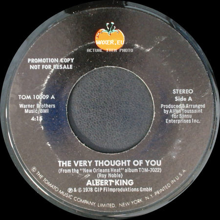 Albert King - The Very Thought Of You / The Very Thought Of You side B