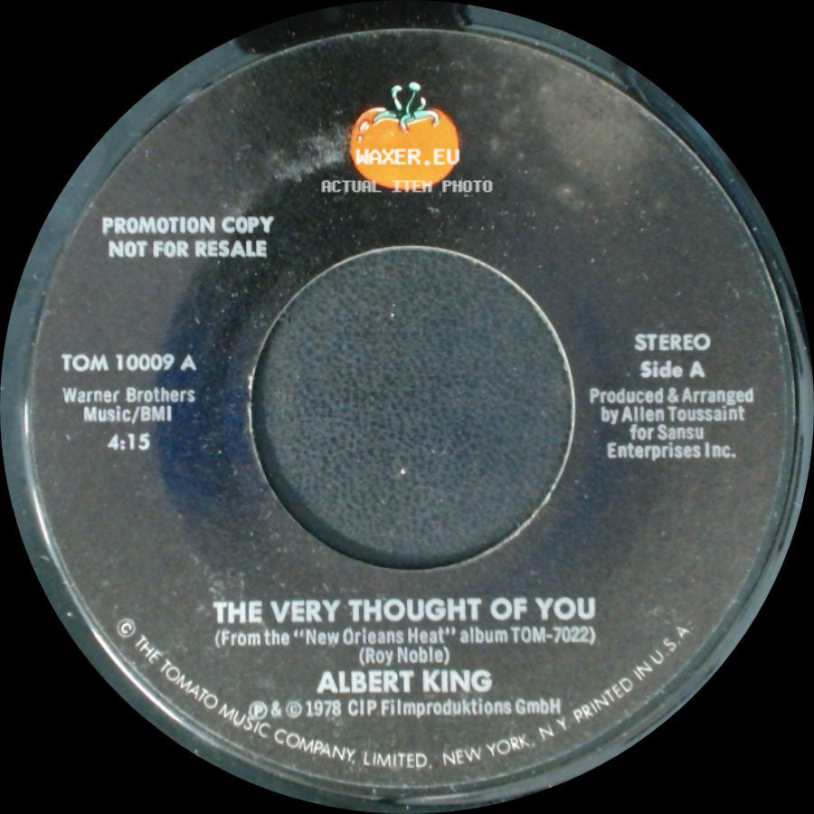 Albert King - The Very Thought Of You / The Very Thought Of You side A