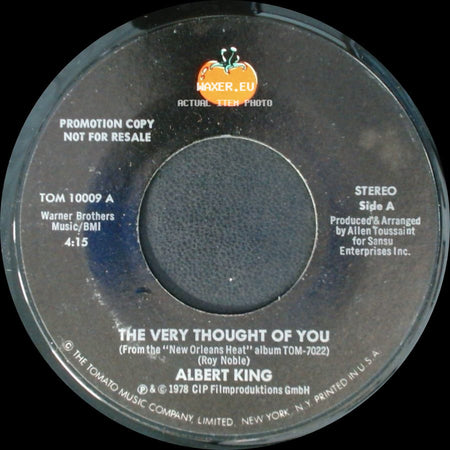 Albert King - The Very Thought Of You / The Very Thought Of You side B