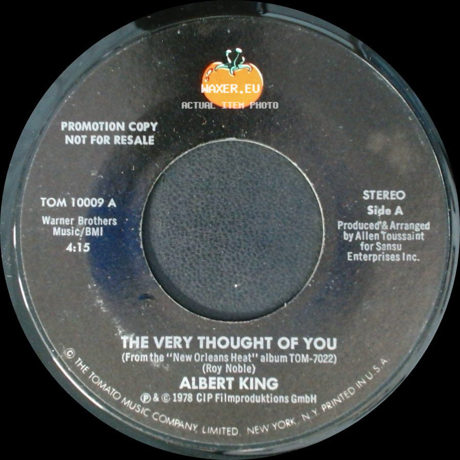 Albert King - The Very Thought Of You / The Very Thought Of You side B