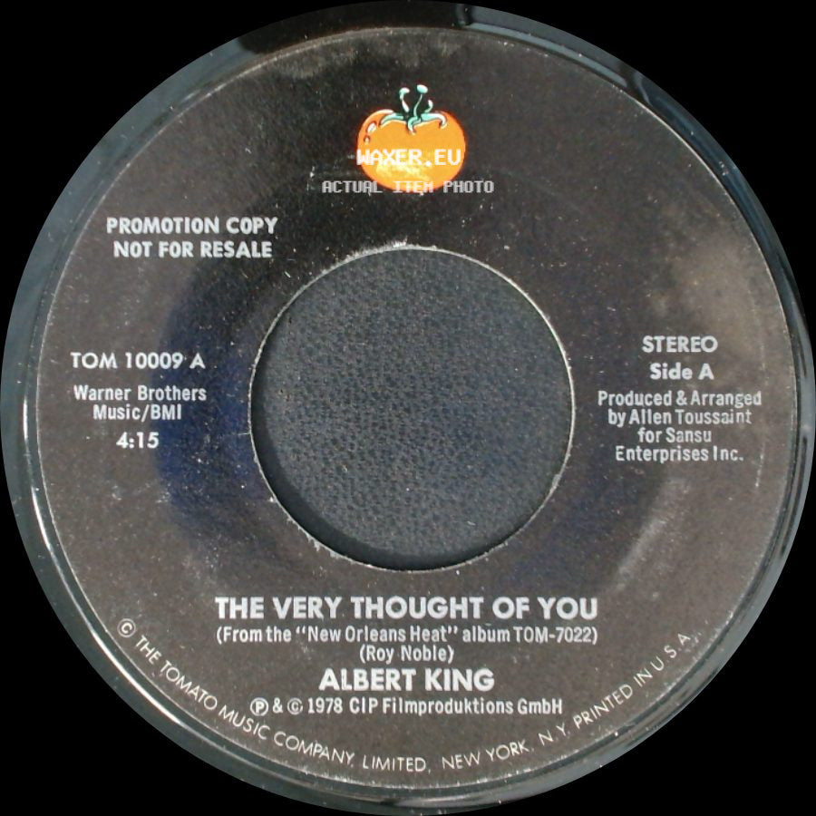 Albert King - The Very Thought Of You / The Very Thought Of You side B