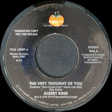 Albert King - The Very Thought Of You / The Very Thought Of You side B