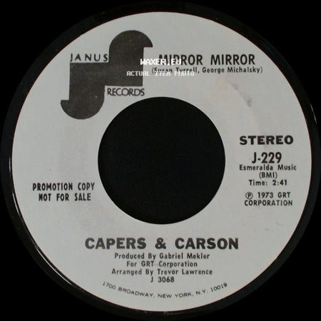 Capers & Carson - Mirror Mirror / Mirror Mirror side A