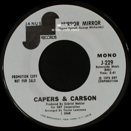 Capers & Carson - Mirror Mirror / Mirror Mirror side B