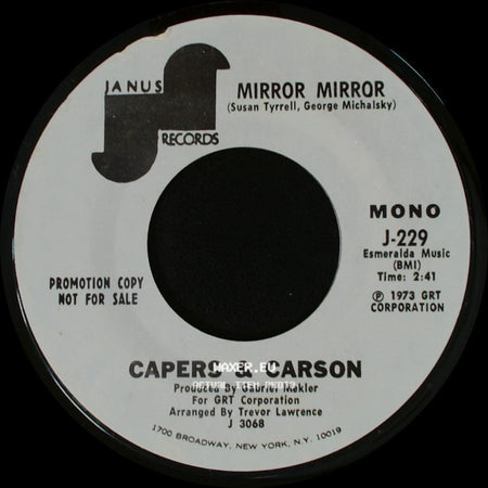 Capers & Carson - Mirror Mirror / Mirror Mirror side B