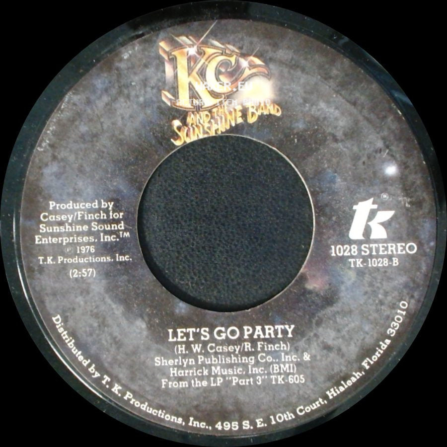 Kc And The Sunshine Band - Let's Go Party / It's The Same Old Song side A