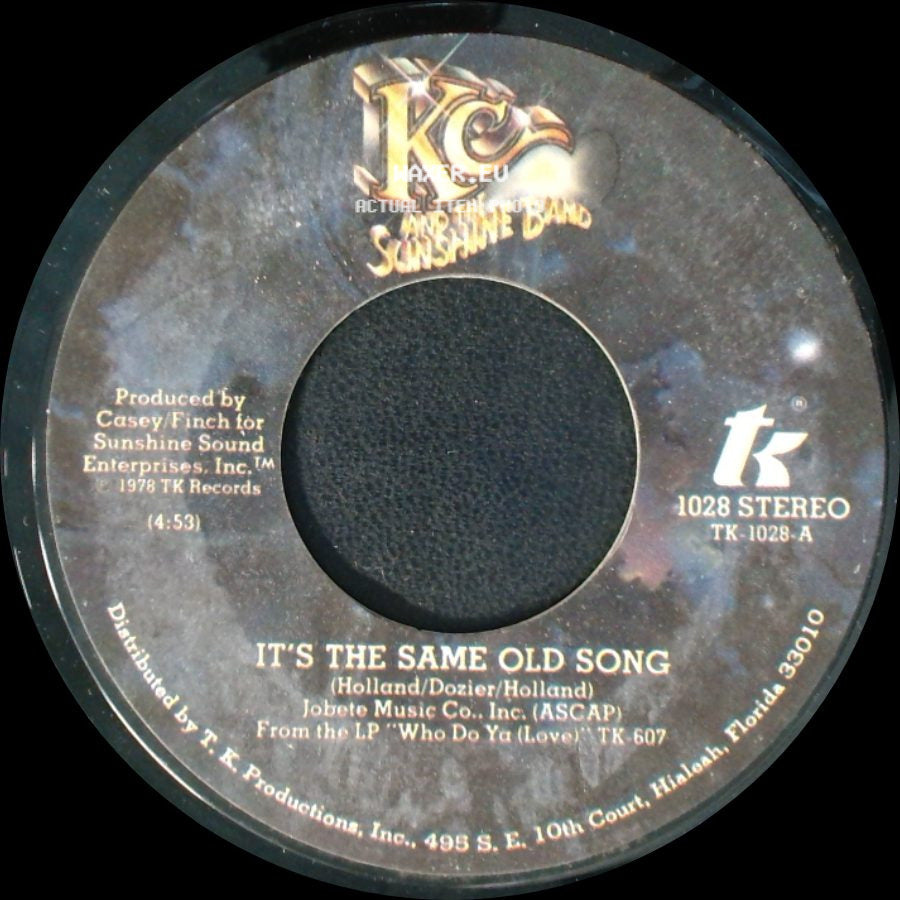 Kc And The Sunshine Band - Let's Go Party / It's The Same Old Song side B