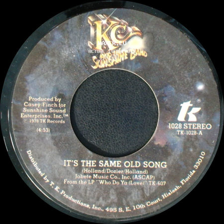 Kc And The Sunshine Band - Let's Go Party / It's The Same Old Song side B