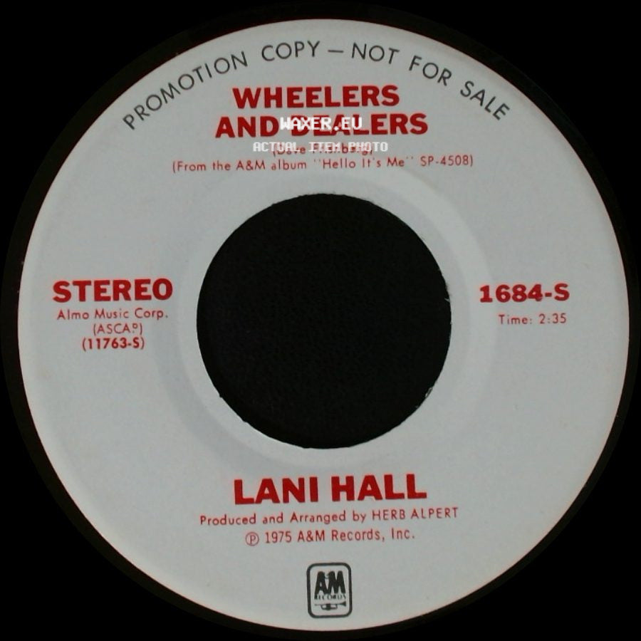 Lani Hall - Wheelers And Dealers / Hello It's Me side A