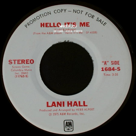 Lani Hall - Wheelers And Dealers / Hello It's Me side B