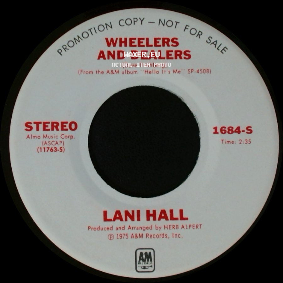Lani Hall - Wheelers And Dealers / Hello It's Me side A