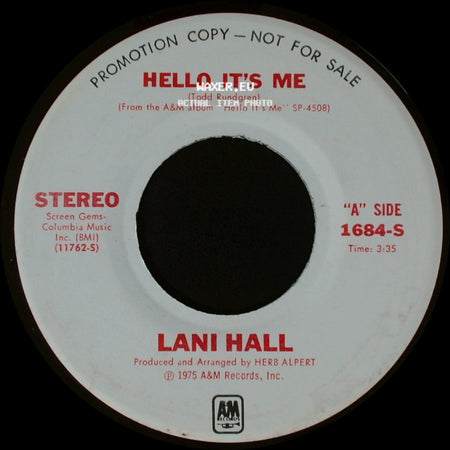 Lani Hall - Wheelers And Dealers / Hello It's Me side B