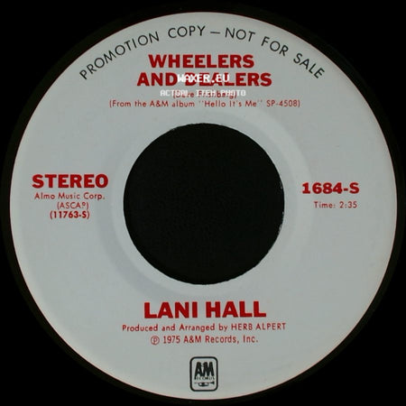 Lani Hall - Hello It's Me / Wheelers And Dealers side B