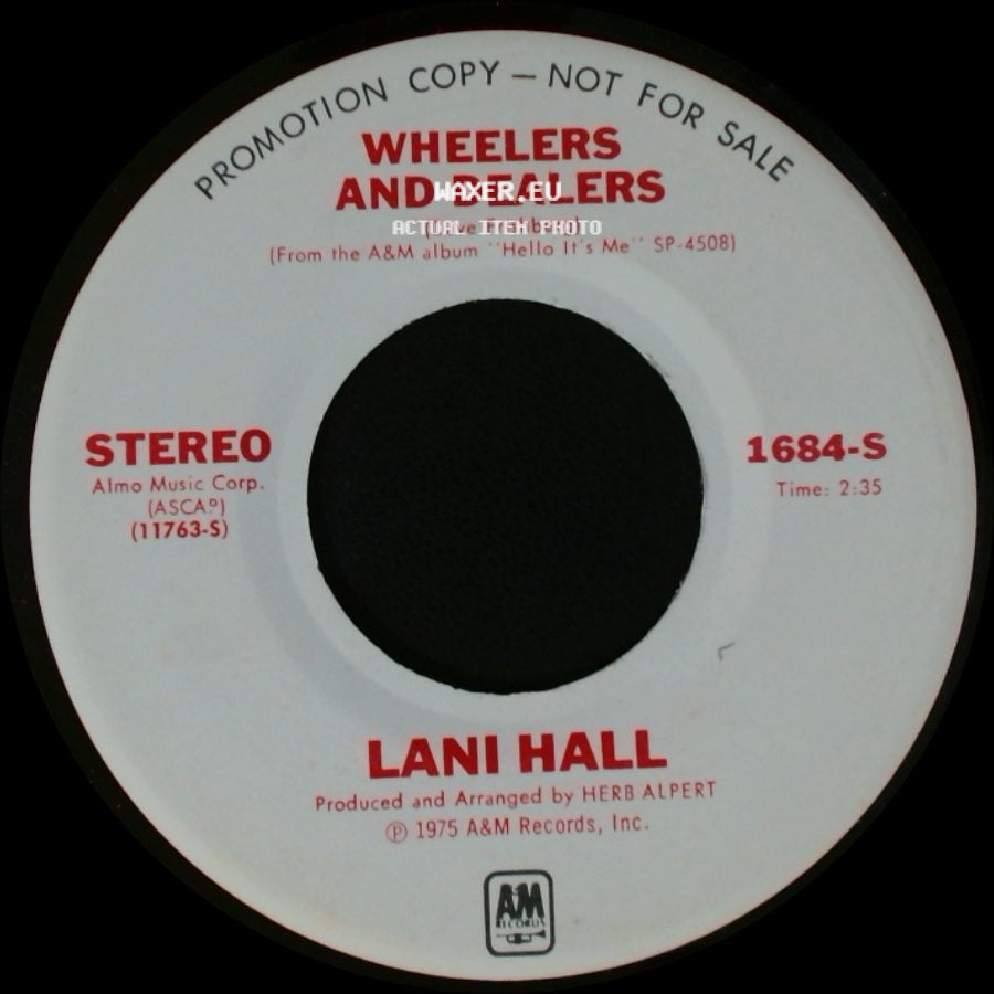 Lani Hall - Wheelers And Dealers / Hello It's Me side A
