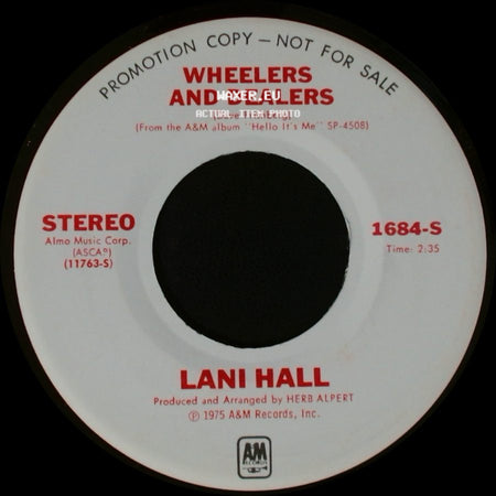 Lani Hall - Hello It's Me / Wheelers And Dealers side B
