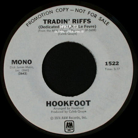 Hookfoot - Tradin' Riffs / Tradin' Riffs side B
