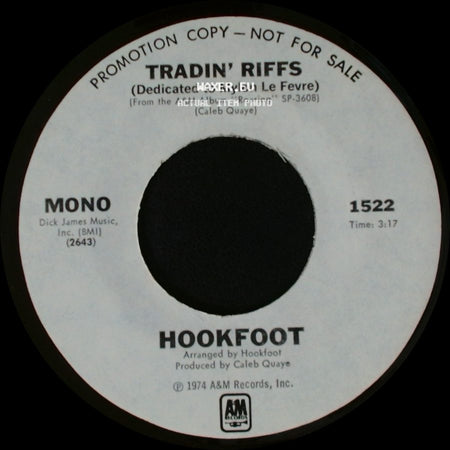 Hookfoot - Tradin' Riffs / Tradin' Riffs side A