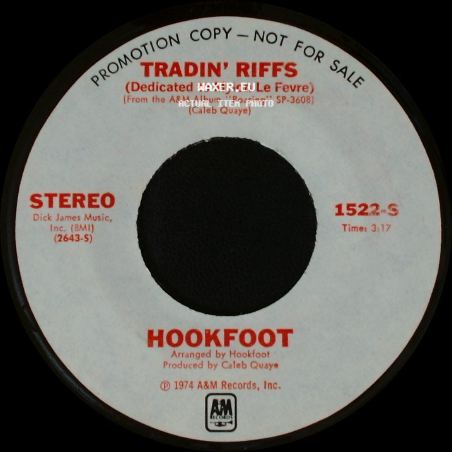 Hookfoot - Tradin' Riffs / Tradin' Riffs side B