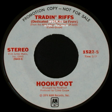 Hookfoot - Tradin' Riffs / Tradin' Riffs side B