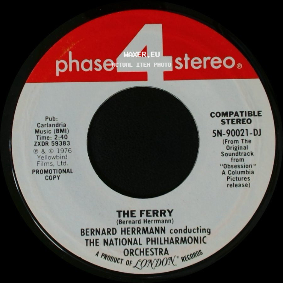 Bernard Herrmann Conducting The National Philharmonic Orchestra - Valse Lente / The Ferry side B