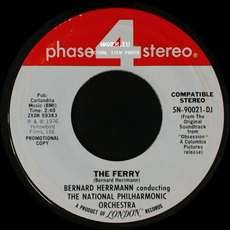 Bernard Herrmann Conducting The National Philharmonic Orchestra - The Ferry / Valse Lente side A