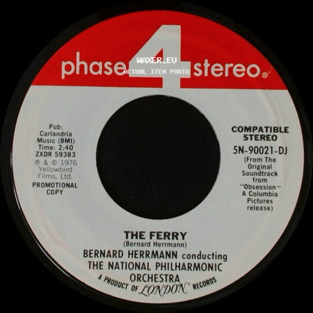 Bernard Herrmann Conducting The National Philharmonic Orchestra / Bernard Herrmann - Valse Lente / The Ferry side B