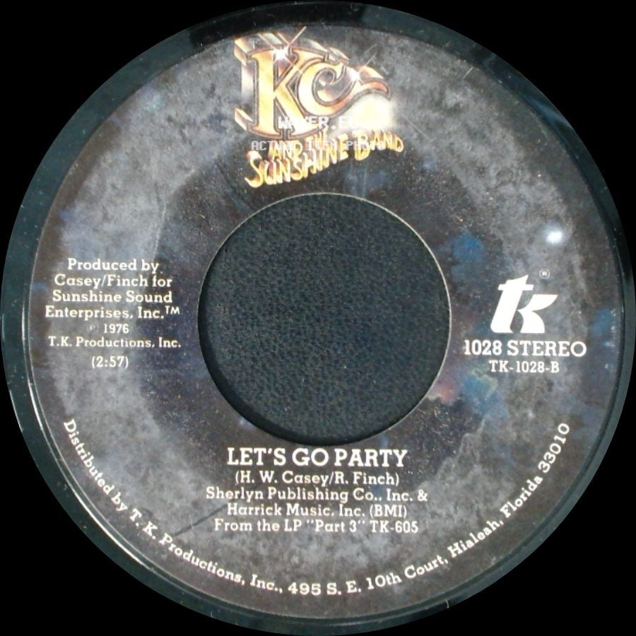 Kc And The Sunshine Band - Let's Go Party / It's The Same Old Song side A