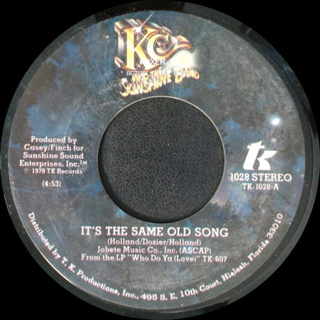 Kc And The Sunshine Band - Let's Go Party / It's The Same Old Song side B