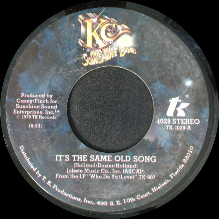 Kc And The Sunshine Band - Let's Go Party / It's The Same Old Song side B